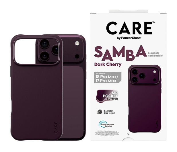 PanzerGlass CARE™ Samba do iPhone 18 Pro Max  / 17 Pro Max Dark Cherry - 1604016 - zdjęcie 2